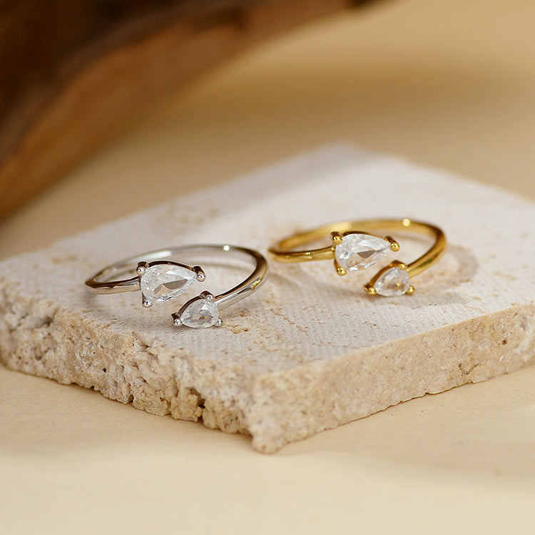 Moissanite Open Ring Daily Statement
