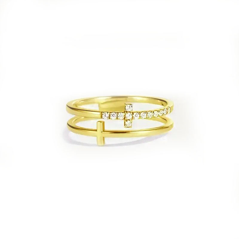 Double-Layer Cross Ring