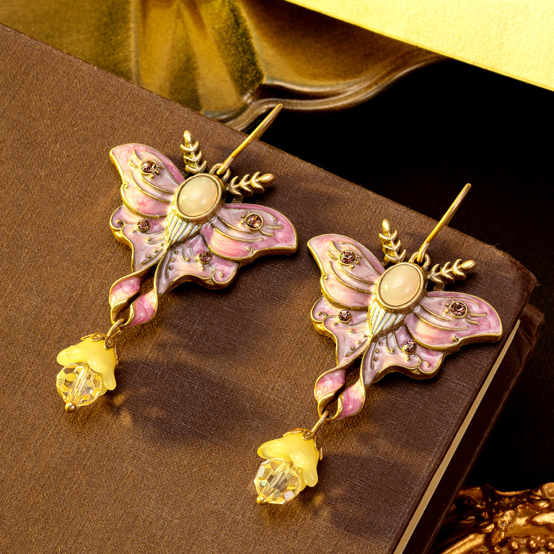 Forest Fairy Butterfly Zircon Earrings