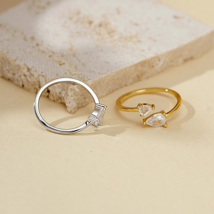 Moissanite Open Ring Daily Statement