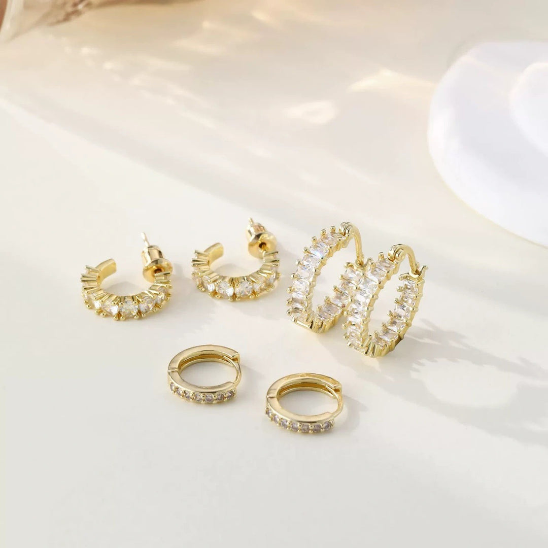 Mix Match Hoop Earring Set