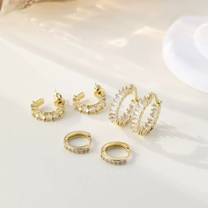Mix Match Hoop Earring Set