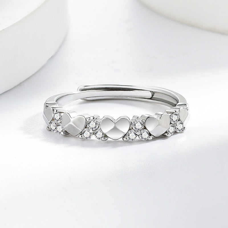 Sterling Silver Heart Ring for Everyday Wear