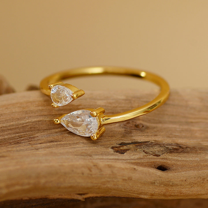 Moissanite Open Ring Daily Statement