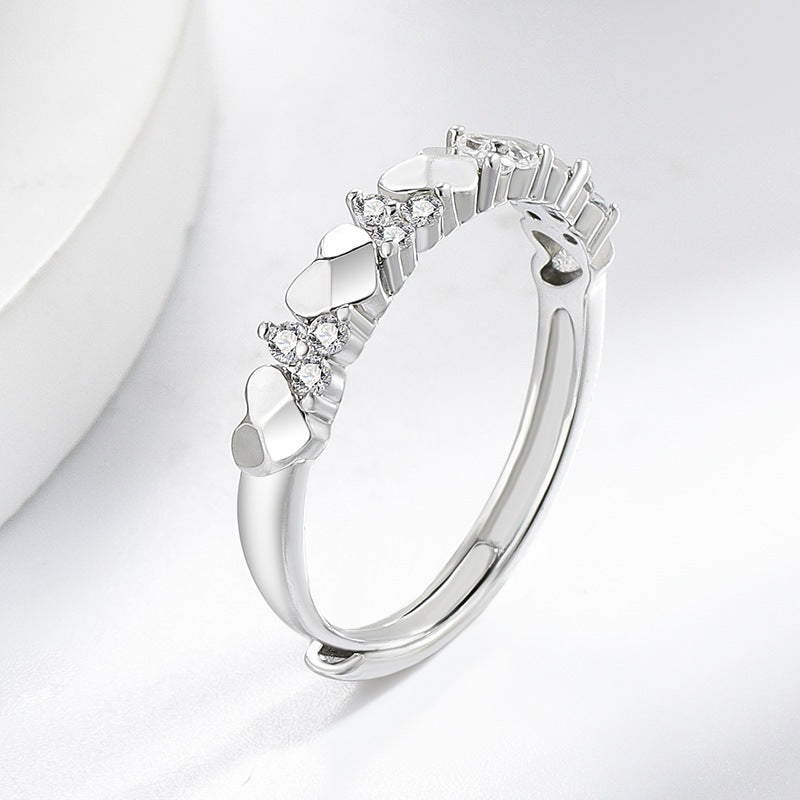 Sterling Silver Heart Ring for Everyday Wear