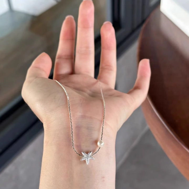 Starfish Pearl Necklace for Everyday