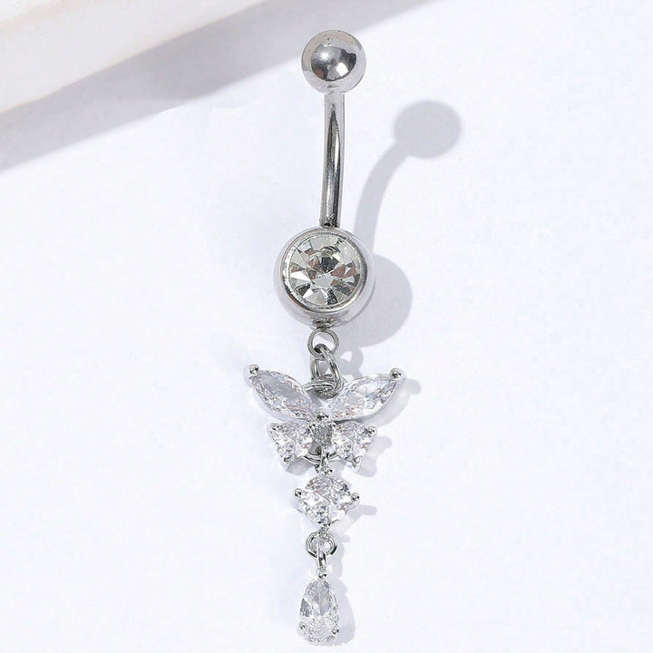 Butterfly Dangle Belly Ring