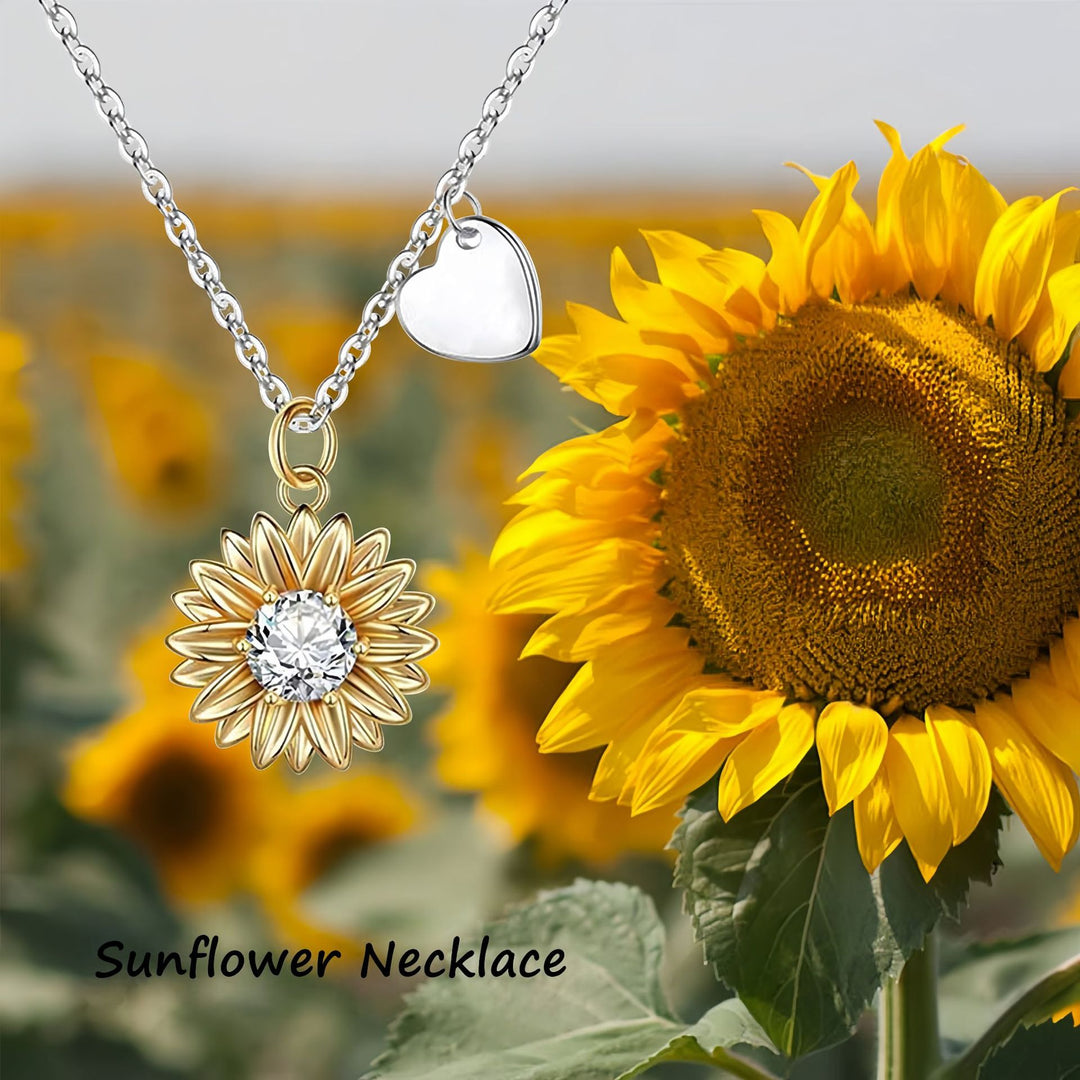 Sunflower Jewelry Set Complete Gift Box For Daily Gifting