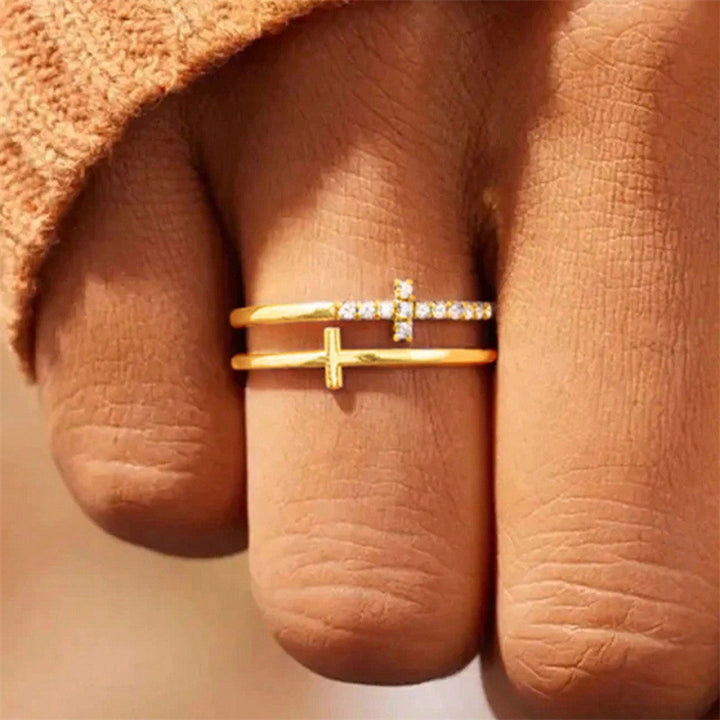 Double-Layer Cross Ring