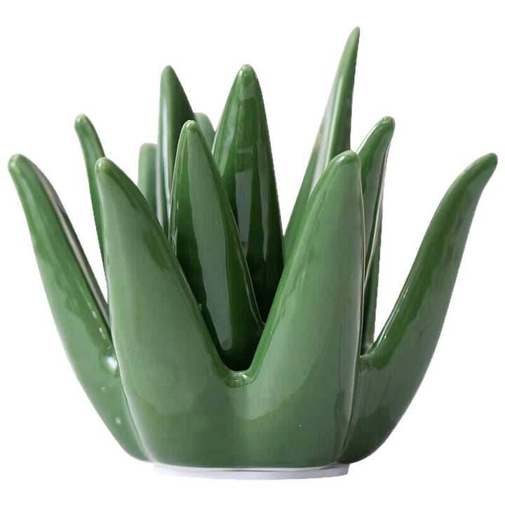 Aloe Ceramic Ring Tray Jewelry Storage Display Holder