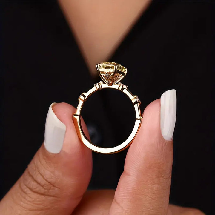 A ring adorned with dazzling cut colored gemstones