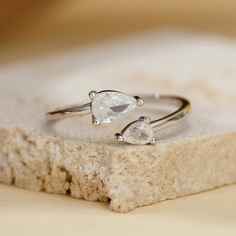 Moissanite Open Ring Daily Statement