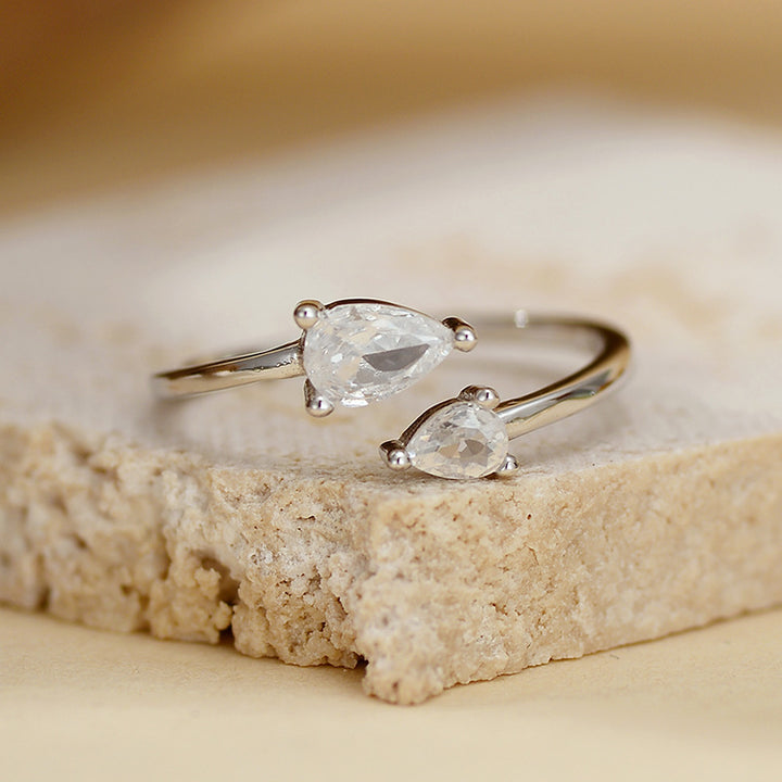 Moissanite Open Ring Daily Statement