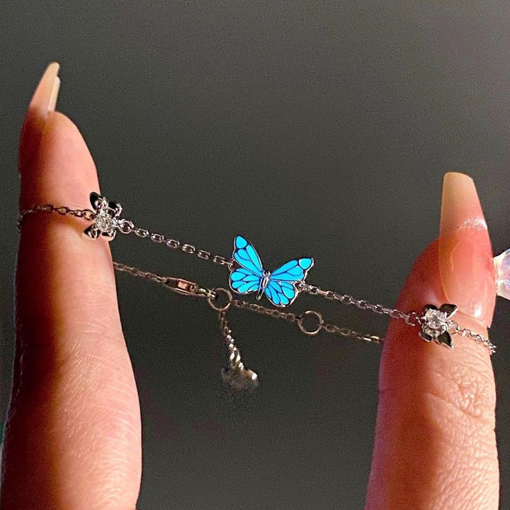 Romantic Luminous Butterfly Valentine Jewelry Set