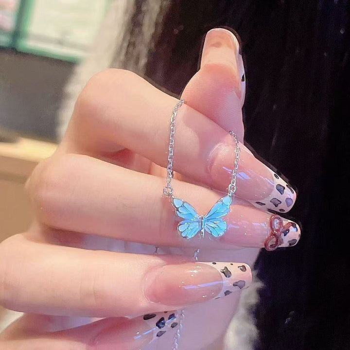 Romantic Luminous Butterfly Valentine Jewelry Set