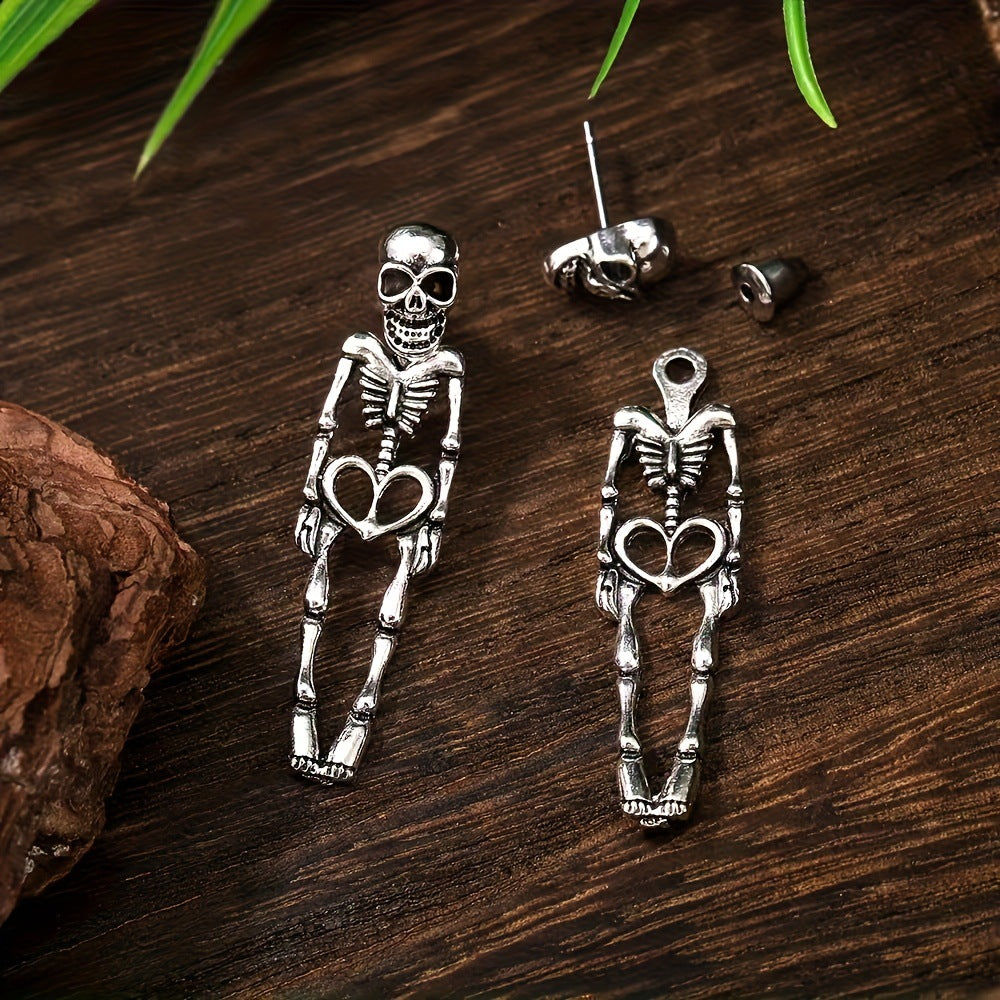 Spooky Skeleton Dangle Earrings