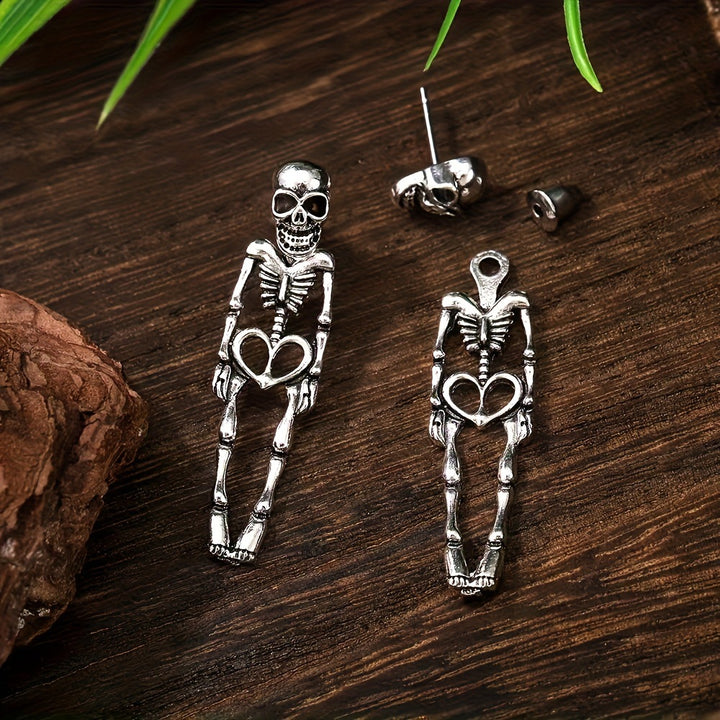 Spooky Skeleton Dangle Earrings