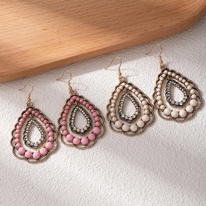 Boho Teardrop Earrings Vacation Style
