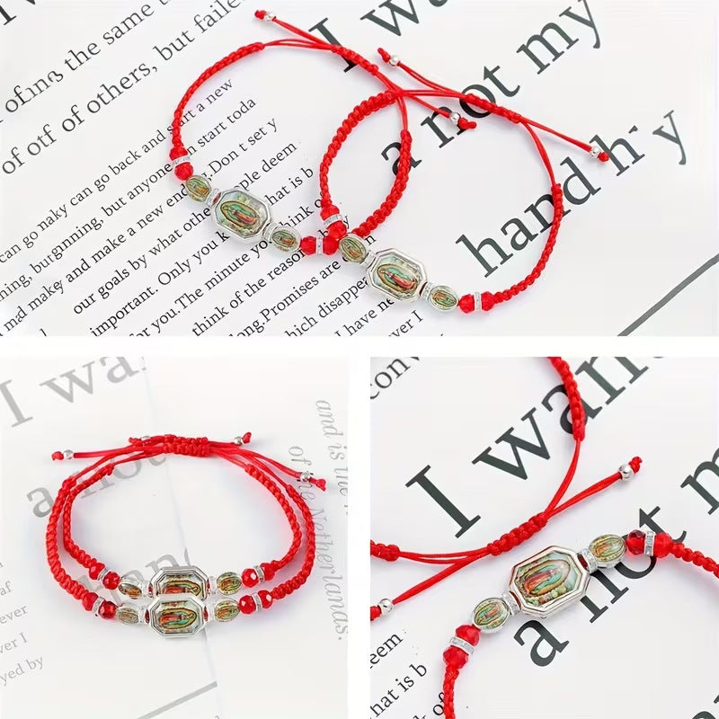 Virgin Mary Woven Bracelet