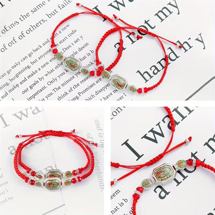 Virgin Mary Woven Bracelet