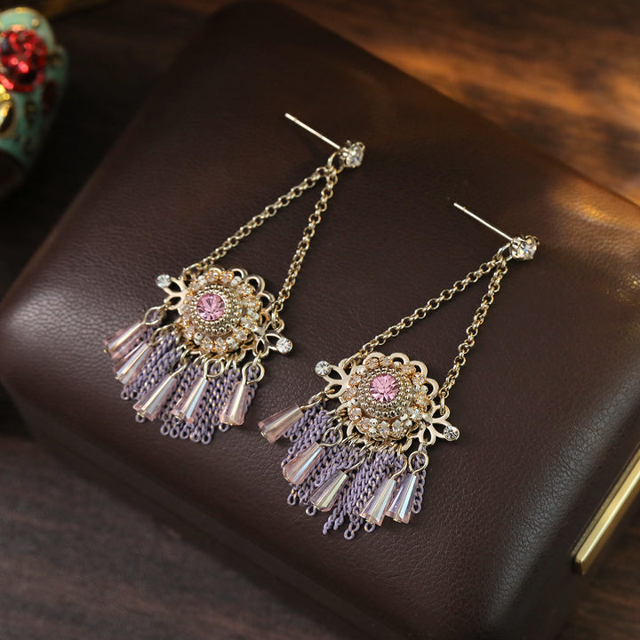Romantic Boho Chain Tassel Earrings