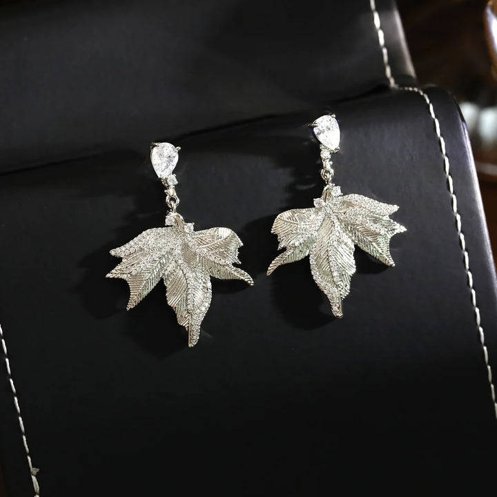 Maple Leaf Statement Earrings