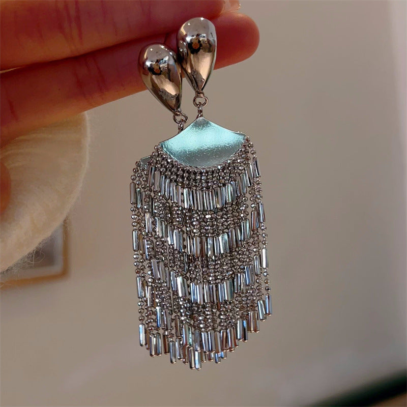 Cascade Tassel Drop Earrings