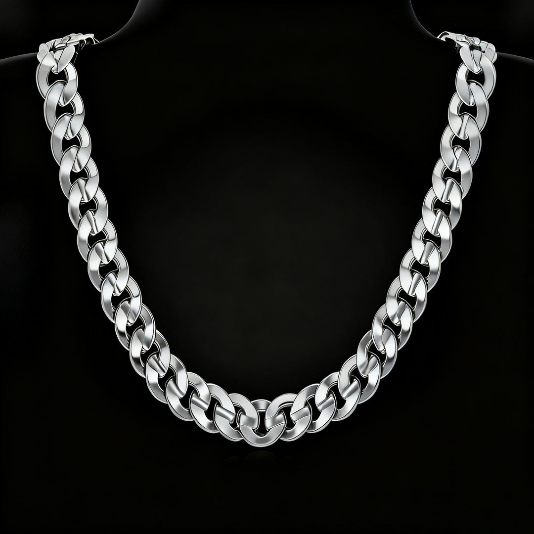 Luxurious Gold Plated Cuban Link Necklace