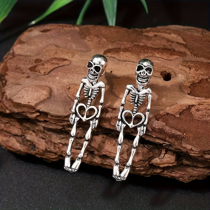 Spooky Skeleton Dangle Earrings