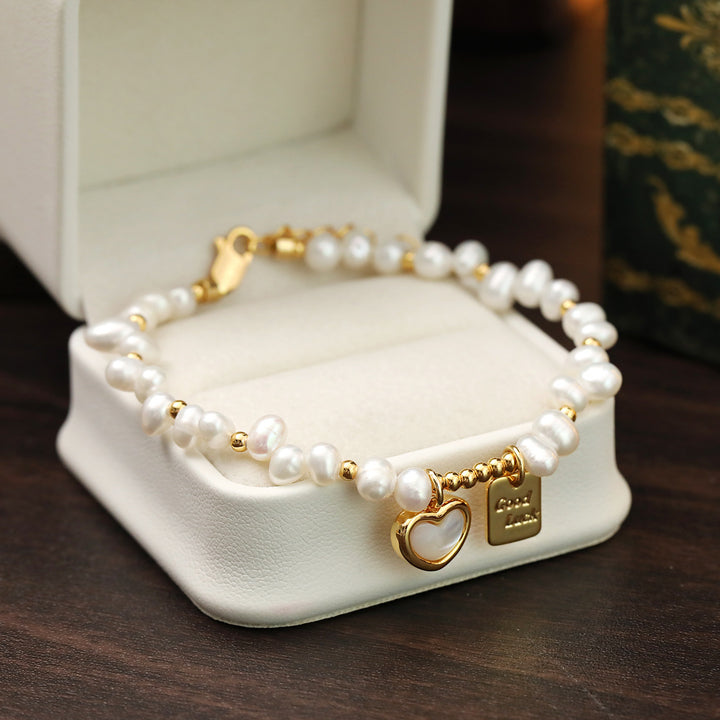 Irregular Pearl Heart Pendant Jewelry