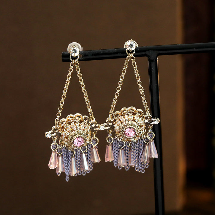 Romantic Boho Chain Tassel Earrings