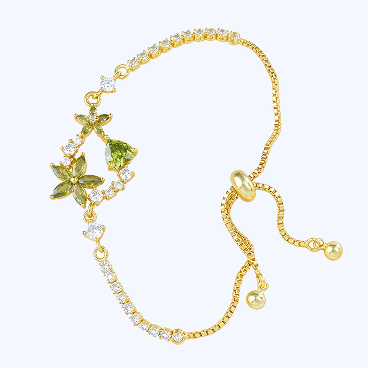 Garden Style Floral Pendant Jewelry Set