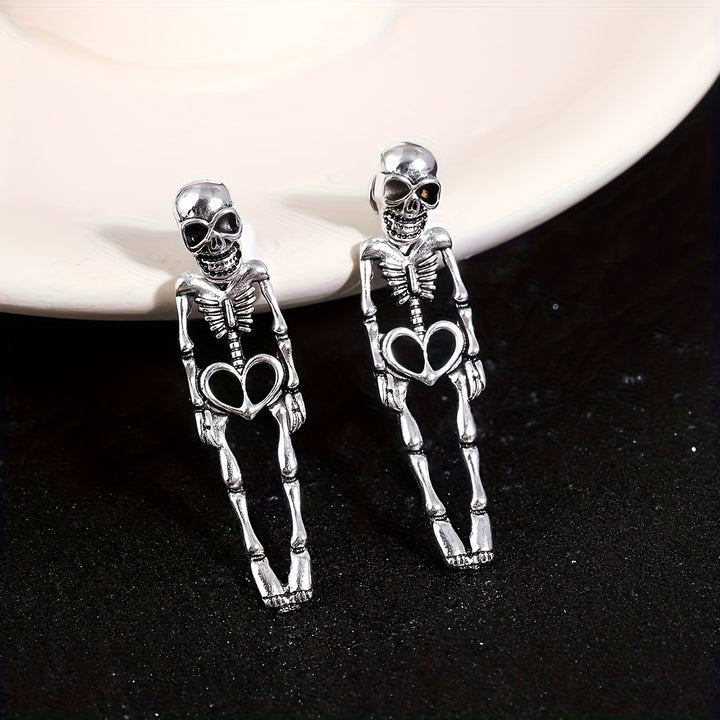 Spooky Skeleton Dangle Earrings
