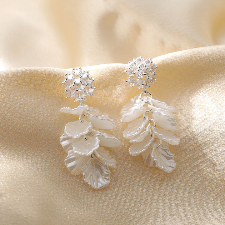 Petal Cascade Statement Earrings