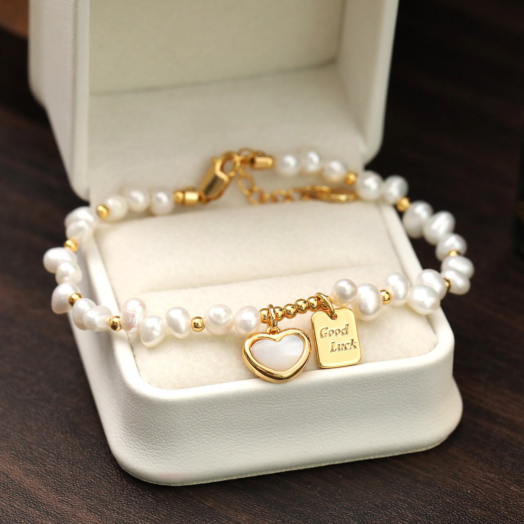 Irregular Pearl Heart Pendant Jewelry