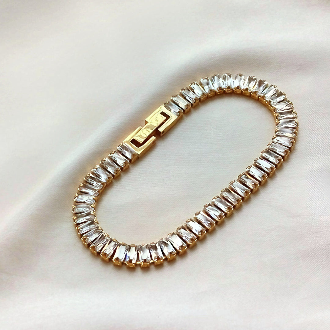 Baguette CZ Tennis Bracelet