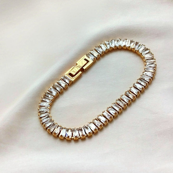 Baguette CZ Tennis Bracelet