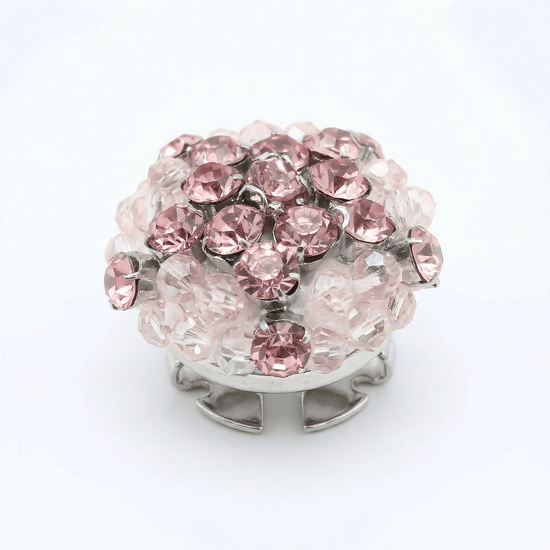 Chic Zircon Decorative Clip On Button Covers