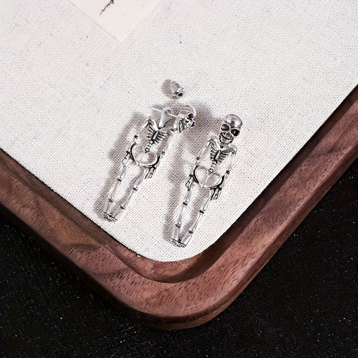 Spooky Skeleton Dangle Earrings