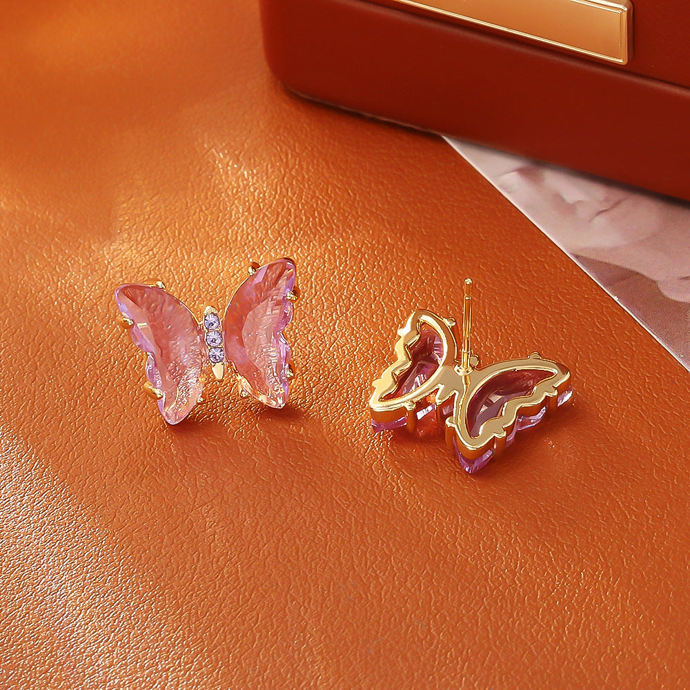 Purple Butterfly Zircon Jewelry