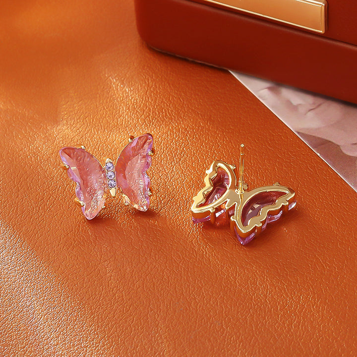 Purple Butterfly Zircon Jewelry
