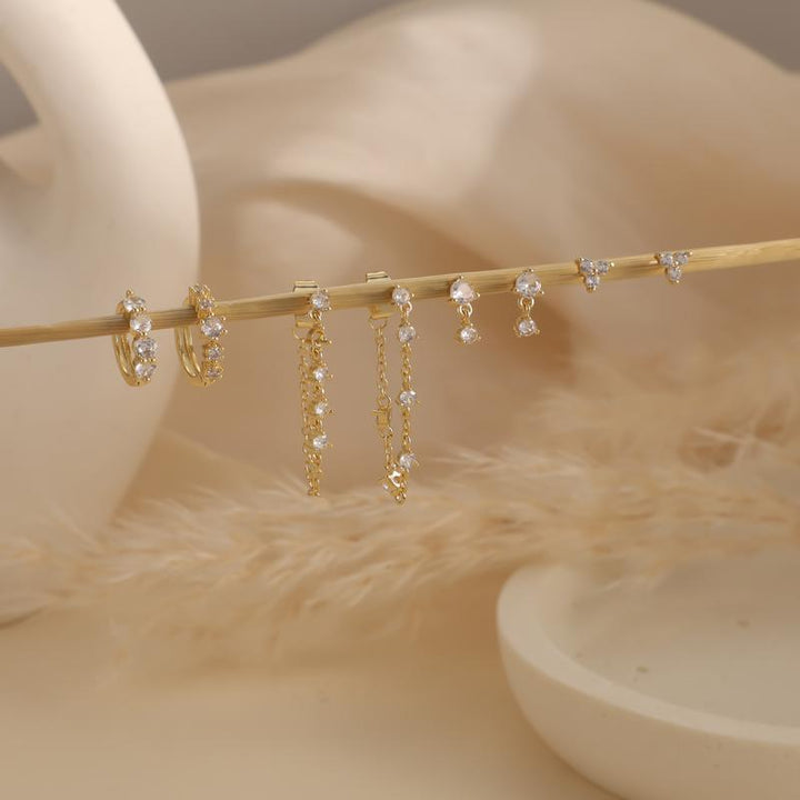 Dainty Sparkle Ear Stack Set