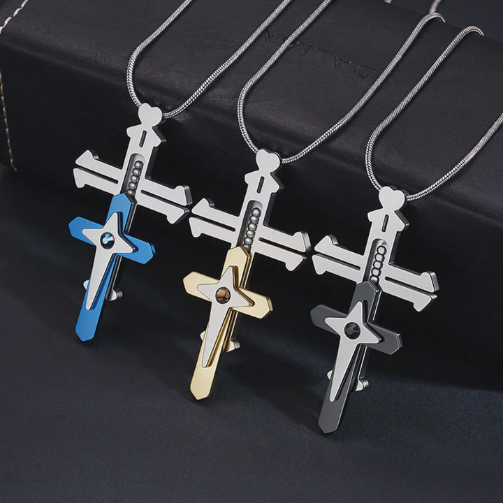 Unique cross pendant