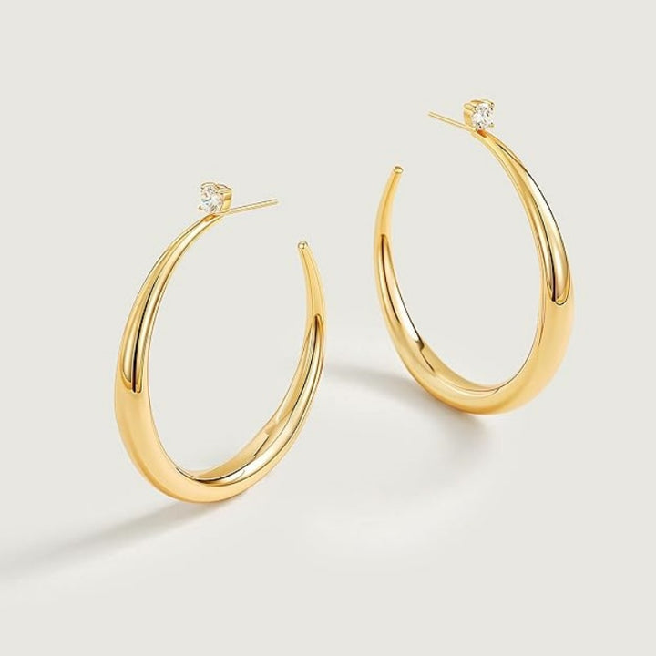 Chunky Hoop Earrings Everyday Luxury