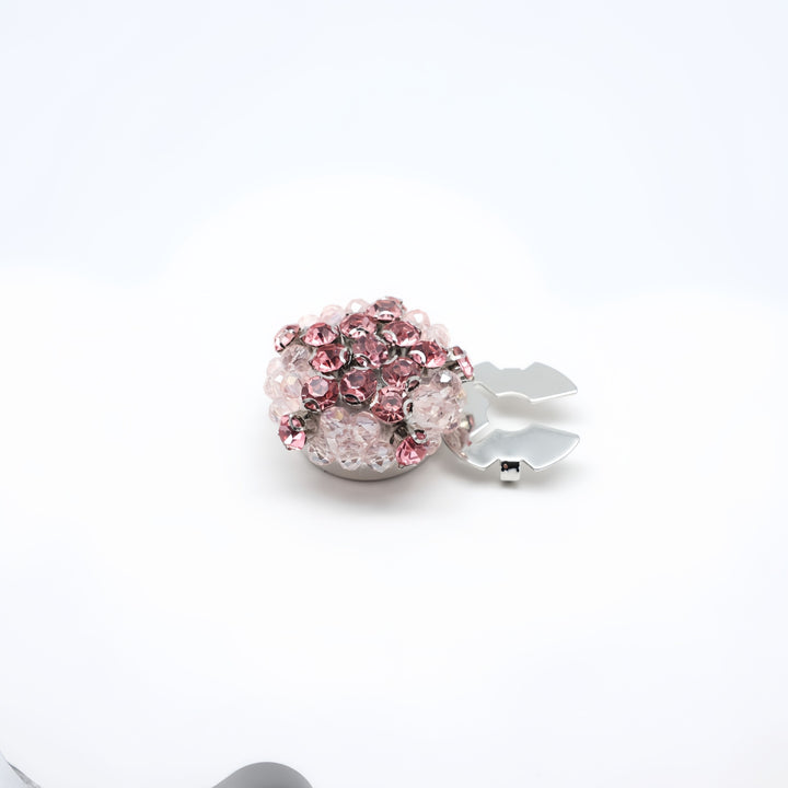 Chic Zircon Decorative Clip On Button Covers