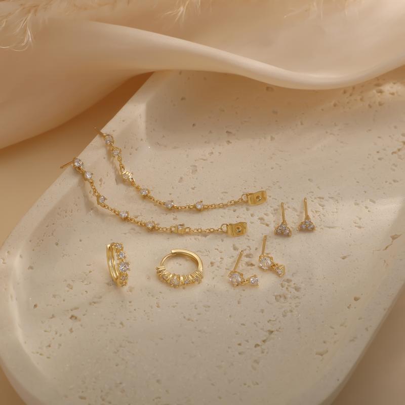Dainty Sparkle Ear Stack Set
