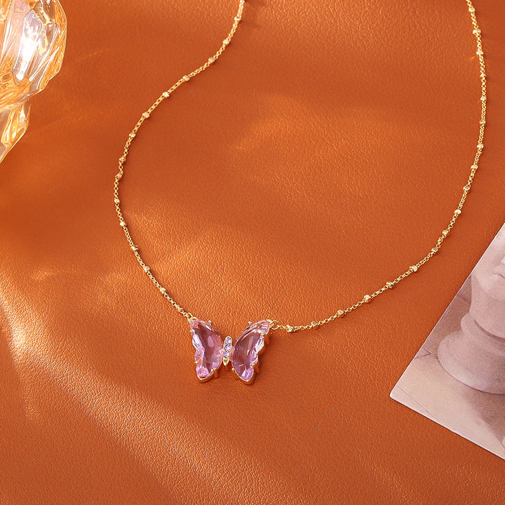 Purple Butterfly Zircon Jewelry