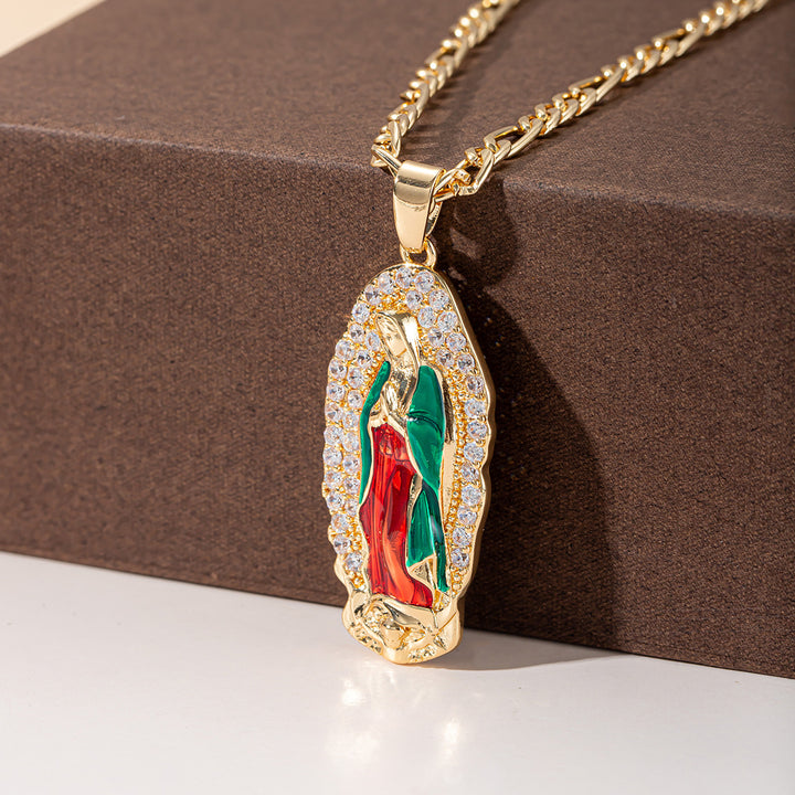 Our Lady of Guadalupe Pendant Necklace