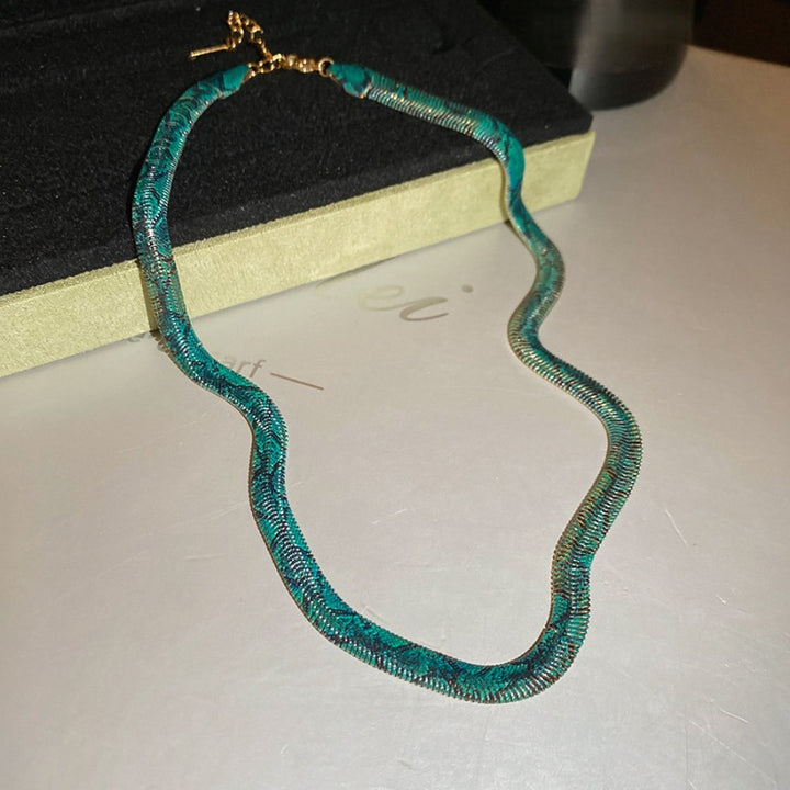 Patterned Woven Necklace for Everyday Wear