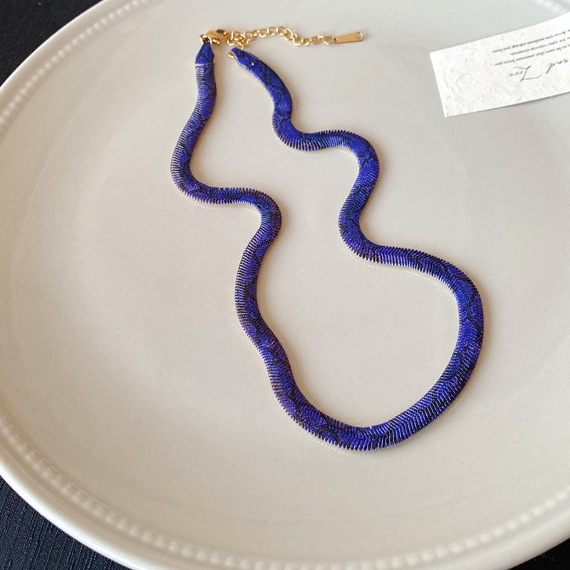 Patterned Woven Necklace for Everyday Wear